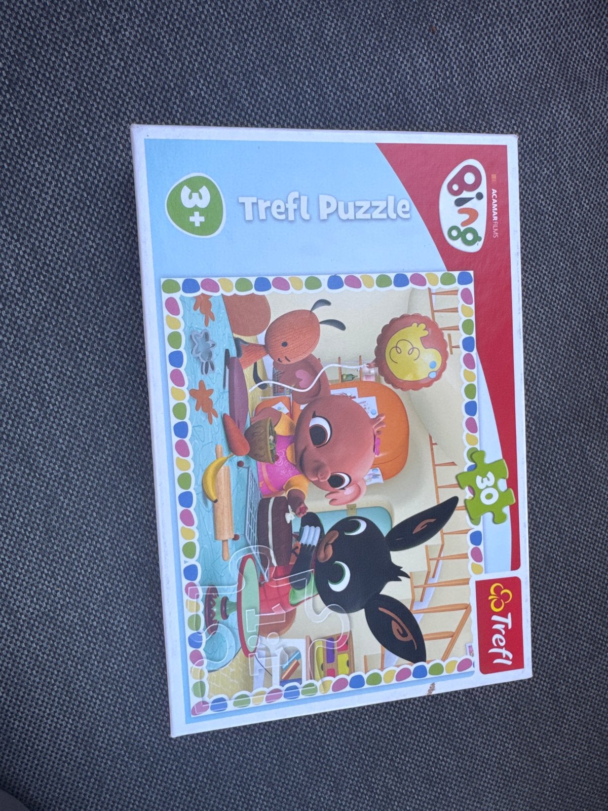 Bing Trefl Puzzle 30 stukjes - Leeftijd 3+, Kinderen en Baby's, Speelgoed | Kinderpuzzels, Ophalen, 10 tot 50 stukjes, Gebruikt