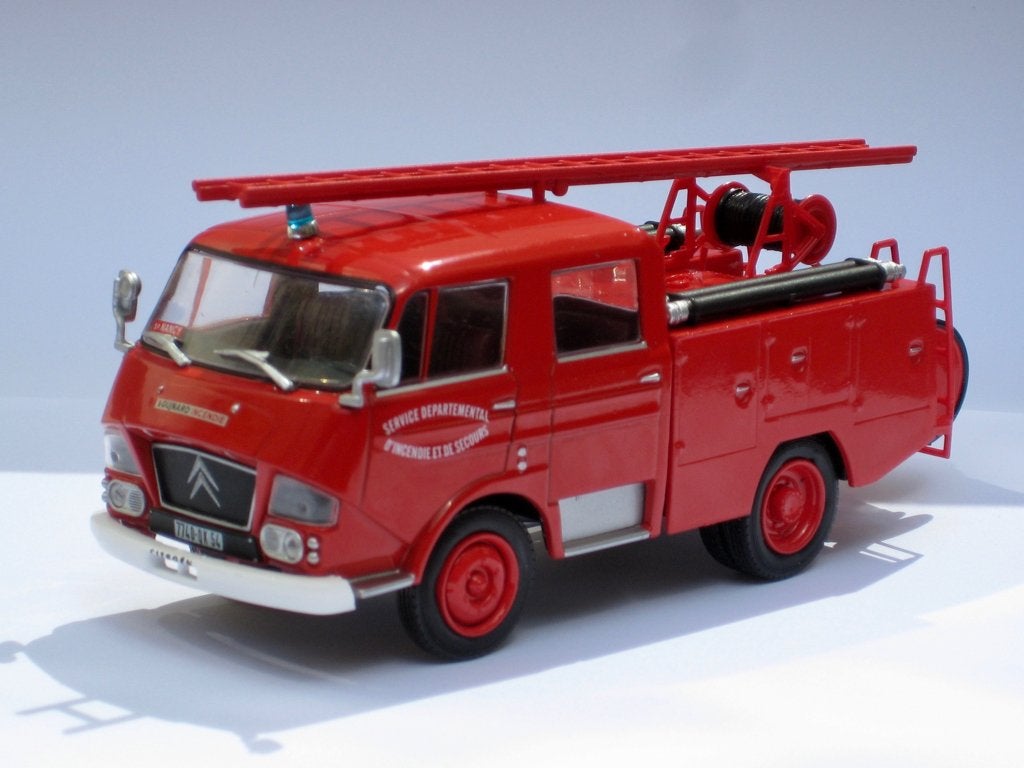Citroen 350N SP 1971 PS Guinard Incendie Nancy Hachette 1:43, Ophalen of Verzenden, Nieuw, Auto, Overige merken