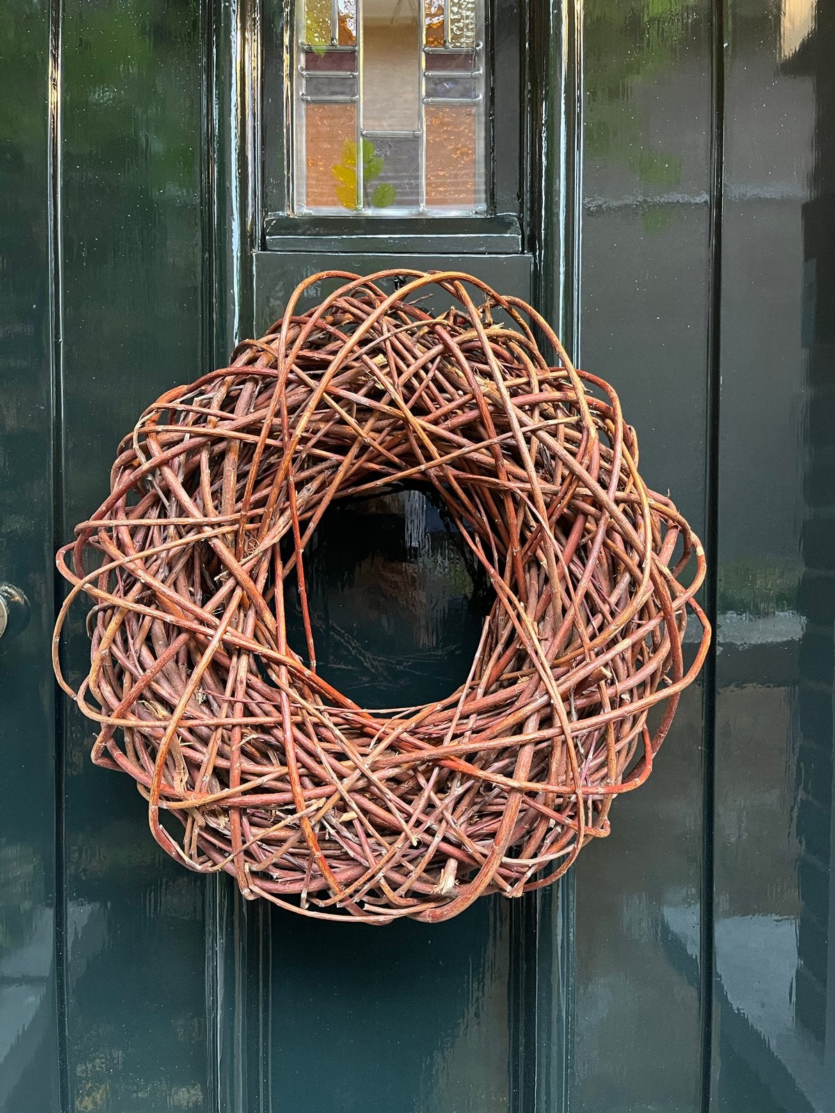 Grote wilgenkrans - bieden vanaf €14,-, Krans, Ophalen of Verzenden, Natuurlijk materiaal, 42 cm