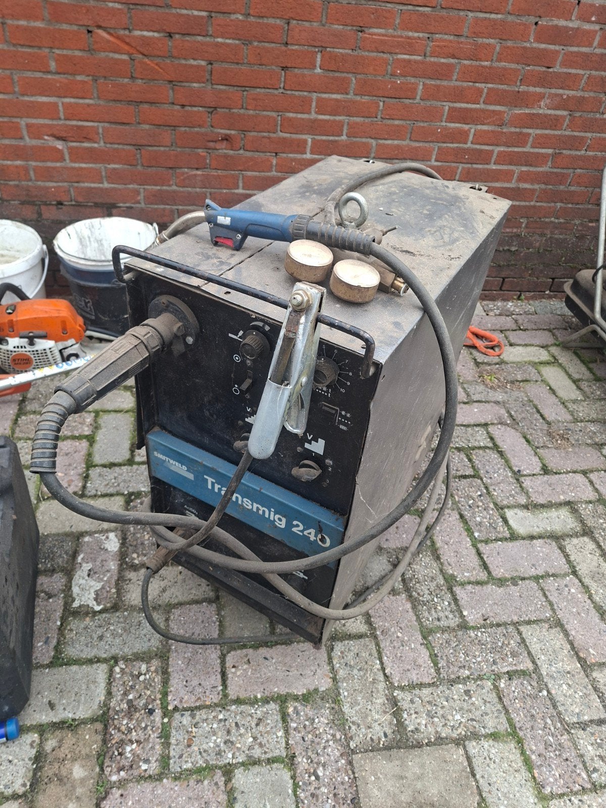 Smitweld Transmig 240 Lasapparaat, Ophalen of Verzenden, Gebruikt, 250 ampère of meer, Co2