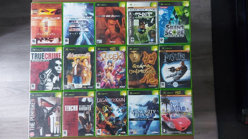 Xbox Original Games Collectie, Spelcomputers en Games, Avontuur en Actie, Gebruikt, Vanaf 18 jaar, 1 speler