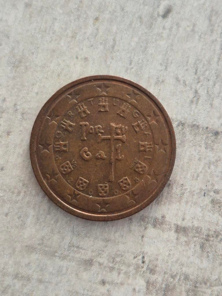 2 Cent Euromunt Portugal 2003, Postzegels en Munten, Munten | Europa | Euromunten, Ophalen of Verzenden, Portugal, 2 cent, Losse munt