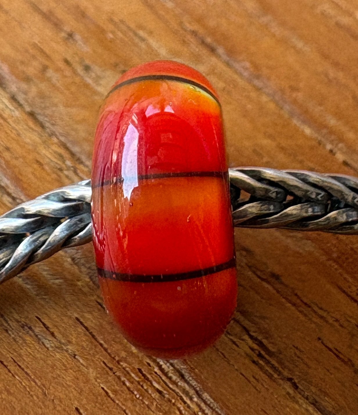 Trollbeads Pompoen NIEUW, Verzenden, Nieuw, Zilver, Trollbeads