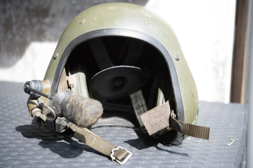 Crewman Headset voor de clansman radio., Telecommunicatie, Ophalen of Verzenden, Gebruikt, Zender en Ontvanger