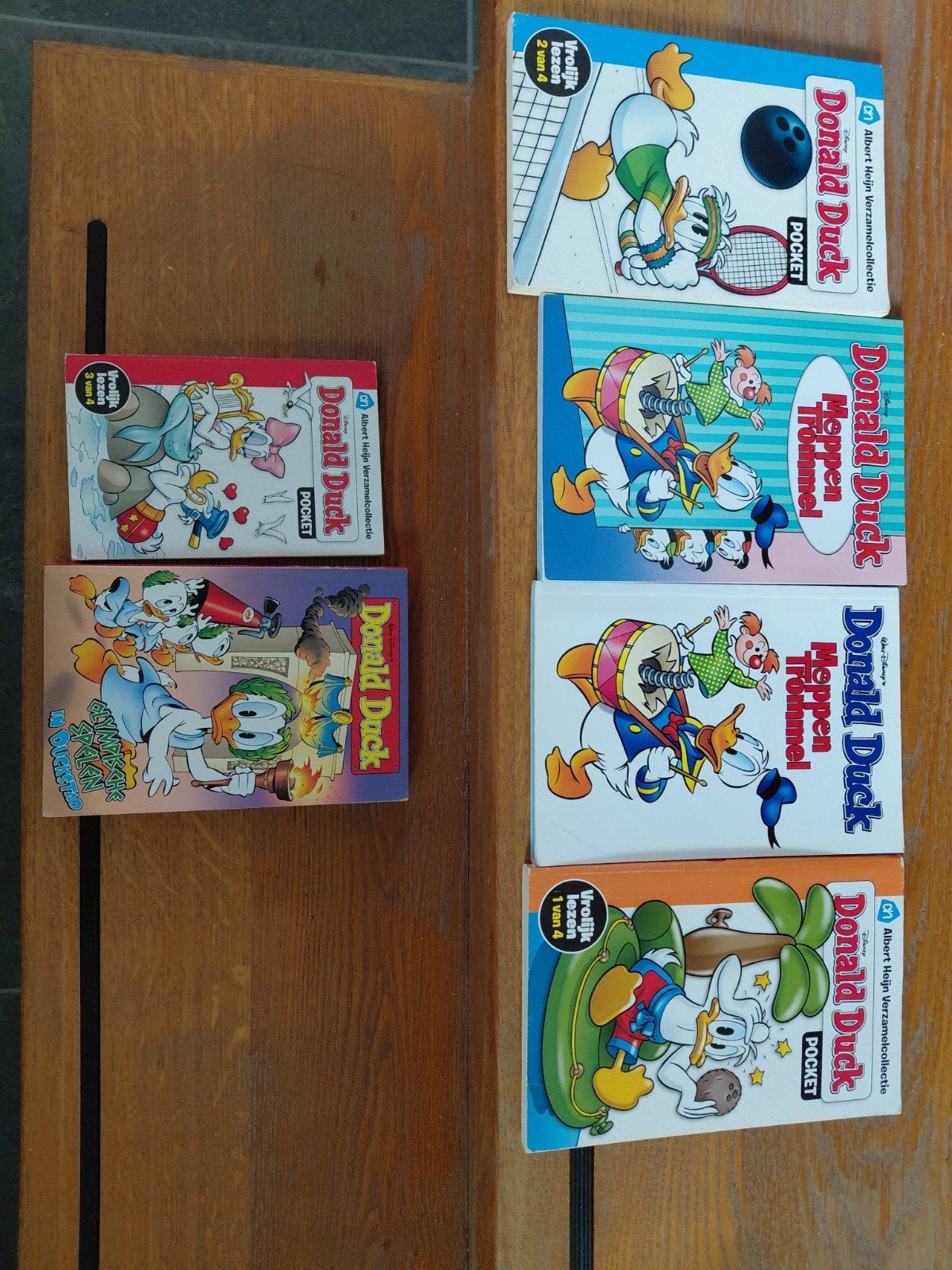 Donald Duck Pocket Albert Heijn Verzamelcollectie (4 stuks), Meerdere stripboeken, Ophalen, Zo goed als nieuw