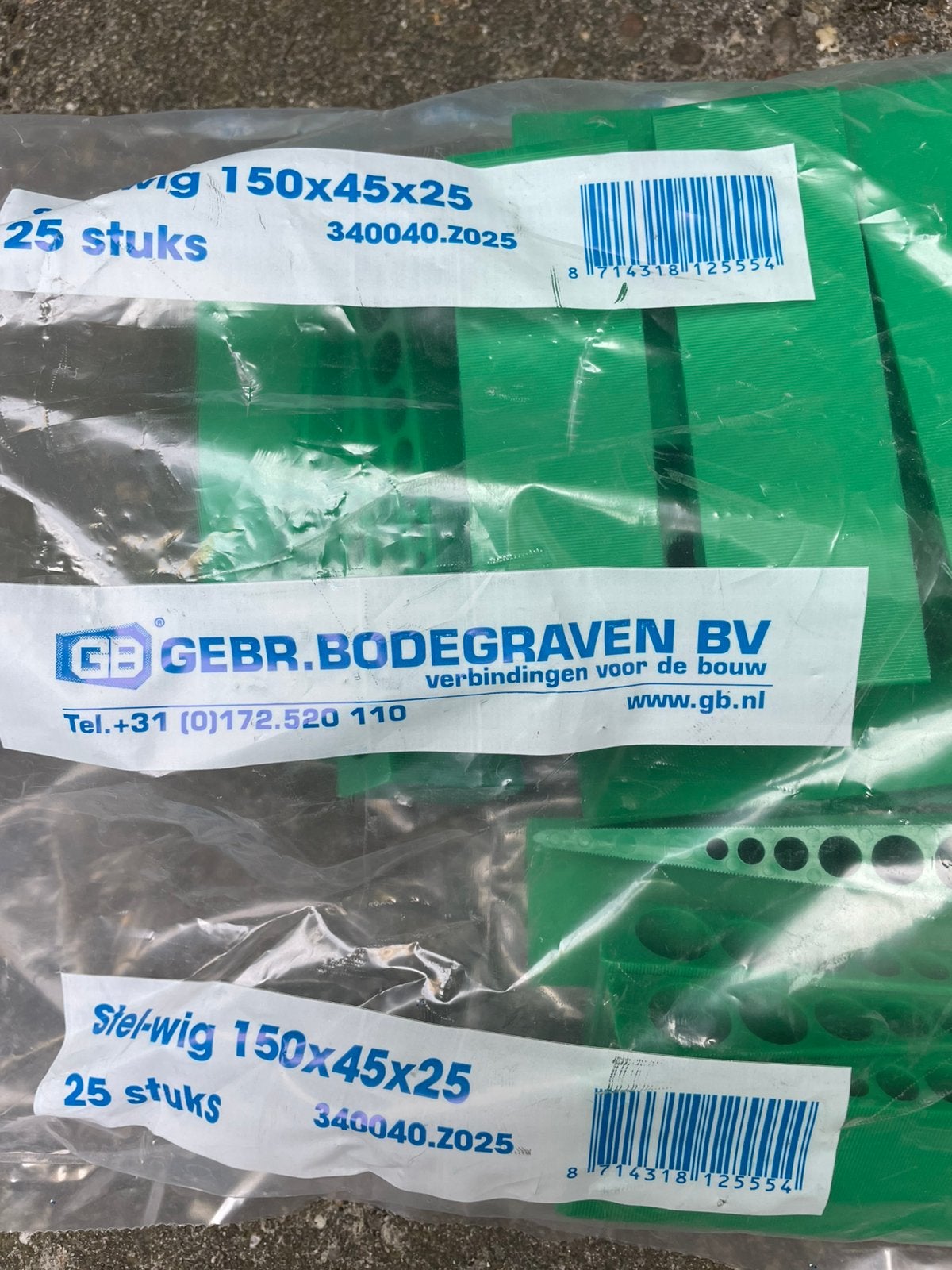 Partij GB stelwiggen spie keg wig, Ophalen, Nieuw, 250 mm of meer