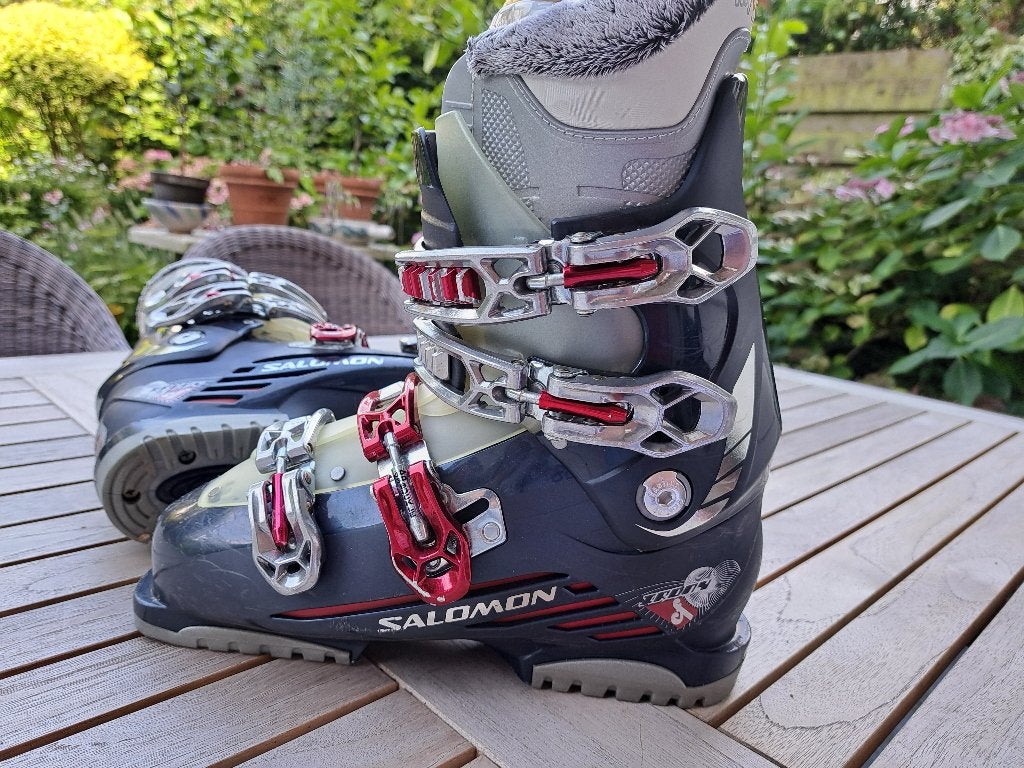 Salomon luxe dames skischoenen, Ophalen, 160 tot 180 cm, Gebruikt, Schoenen
