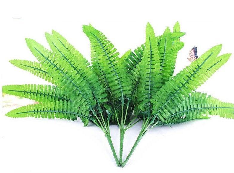 Perzische Varen 40cm Kunstplant / Plant Hangplant Kunst Nep, Verzenden, Nieuw, Kunstplant