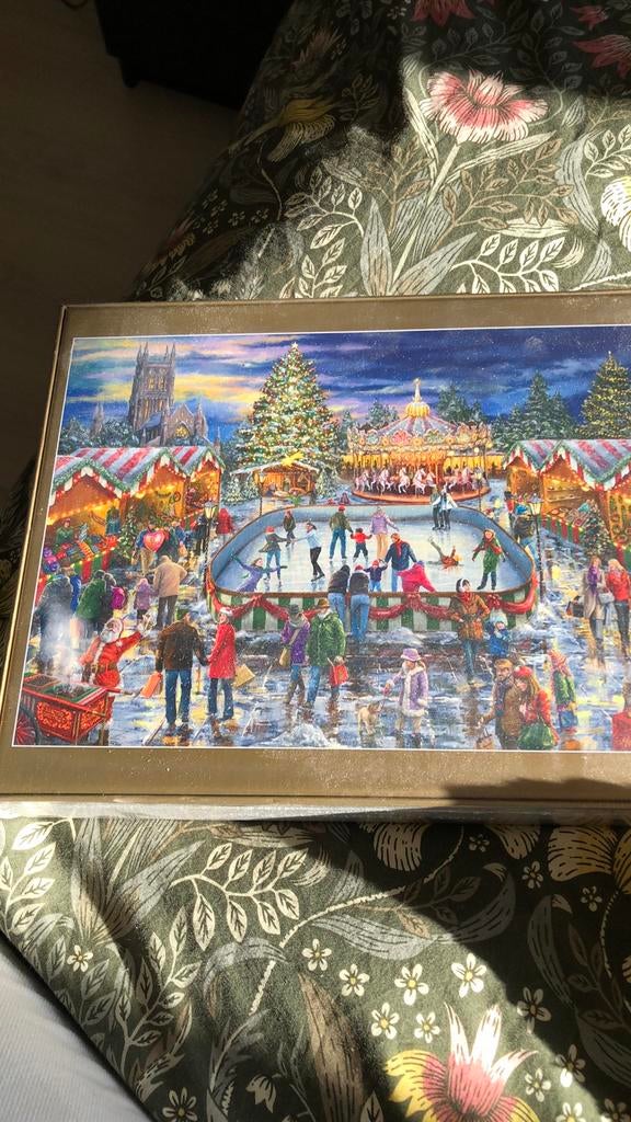 Puzzel 1000 stukjes kerst, Hobby en Vrije tijd, Ophalen, 500 t/m 1500 stukjes, Nieuw