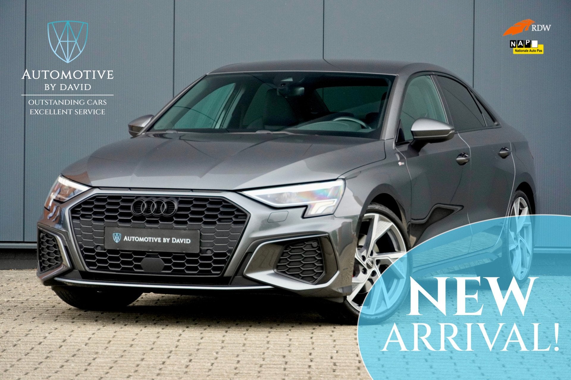 Audi A3 Limousine 35 TFSI 150 pk S EDITION ONE AUTOMAAT / 3, 4 cilinders, 150 pk, Leder en Stof, Bedrijf