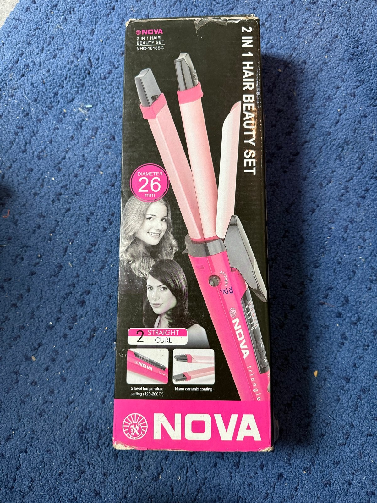 NOVA 2-in-1 Haar Beauty Set - Krul- en Stijltang, Ophalen, Nieuw, Krultang of Stijltang