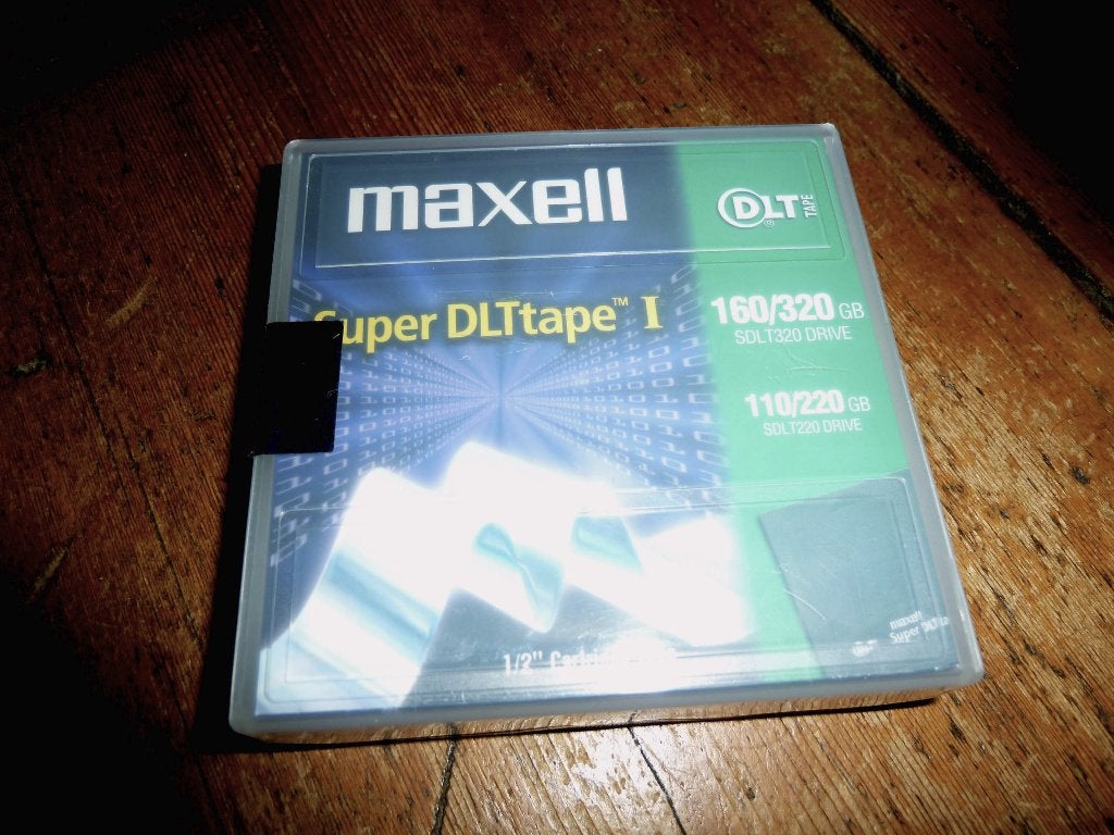 cassette Maxell SuperDLTtape I - 174074 - 160/320 - 110/220, Ophalen of Verzenden, Gebruikt, Pop, 1 bandje
