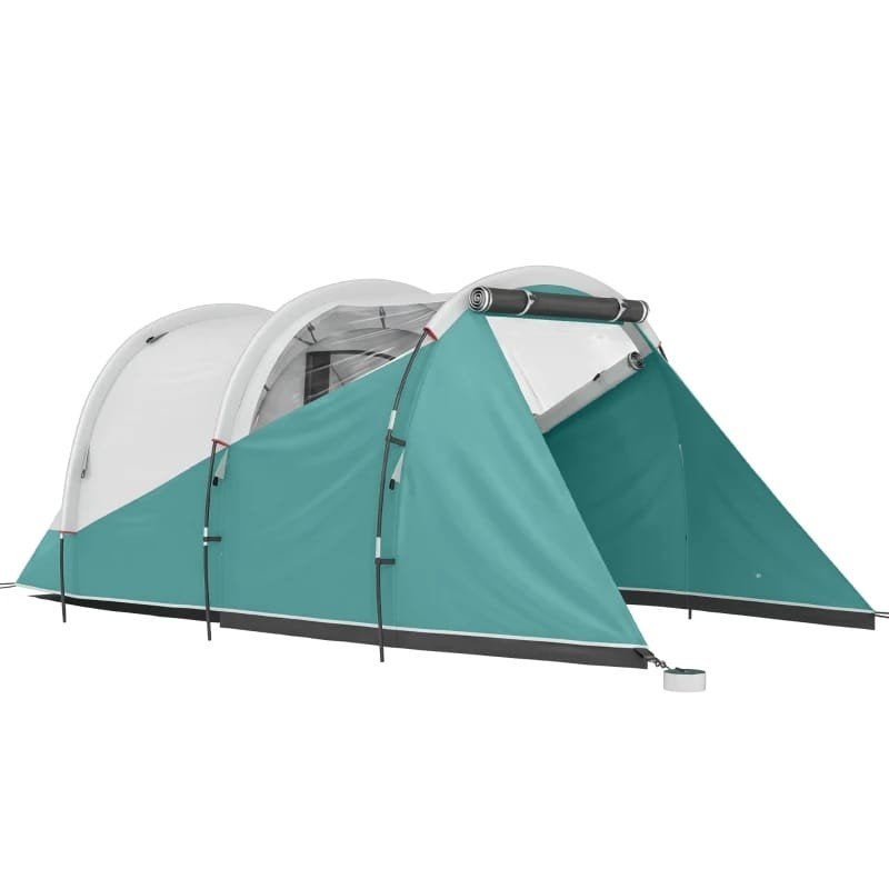 kampeertent campingtent 4-persoons tunneltent vistent, Ophalen of Verzenden, Nieuw, Tot en met 5
