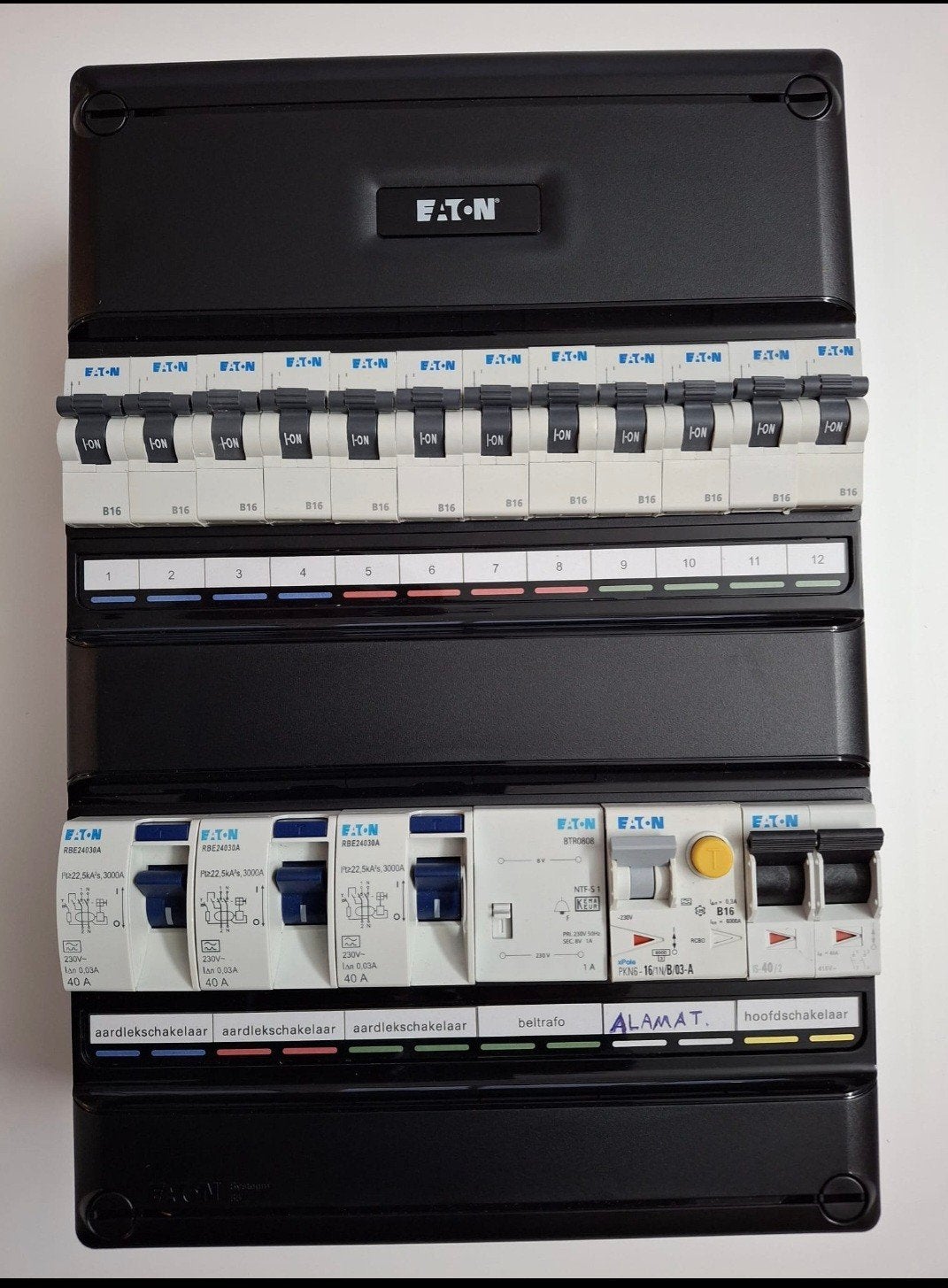Eaton Holec complete groepenkast meterkast, Ophalen, Zo goed als nieuw, Eaton, Overige typen