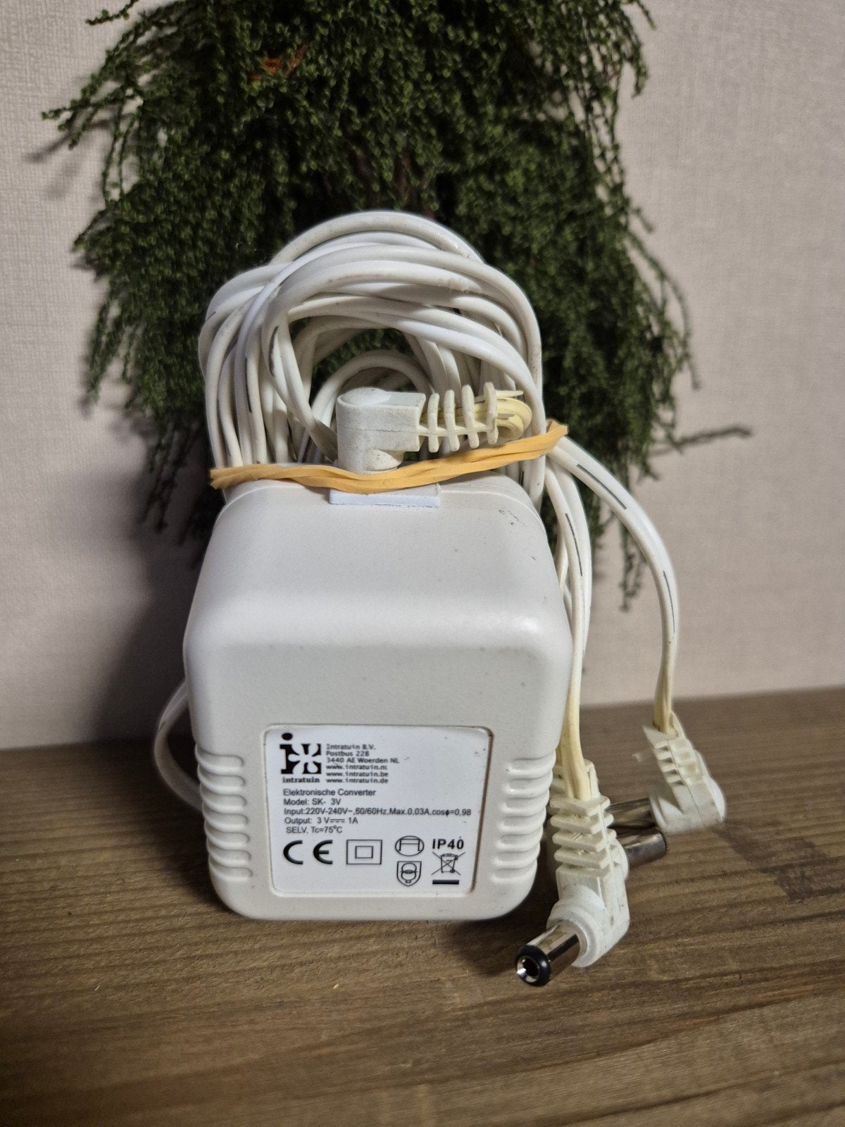 kerstdorp adapter 4,5 volt intratuin kersthuisjes, Diversen, Kerst, Ophalen of Verzenden, Zo goed als nieuw