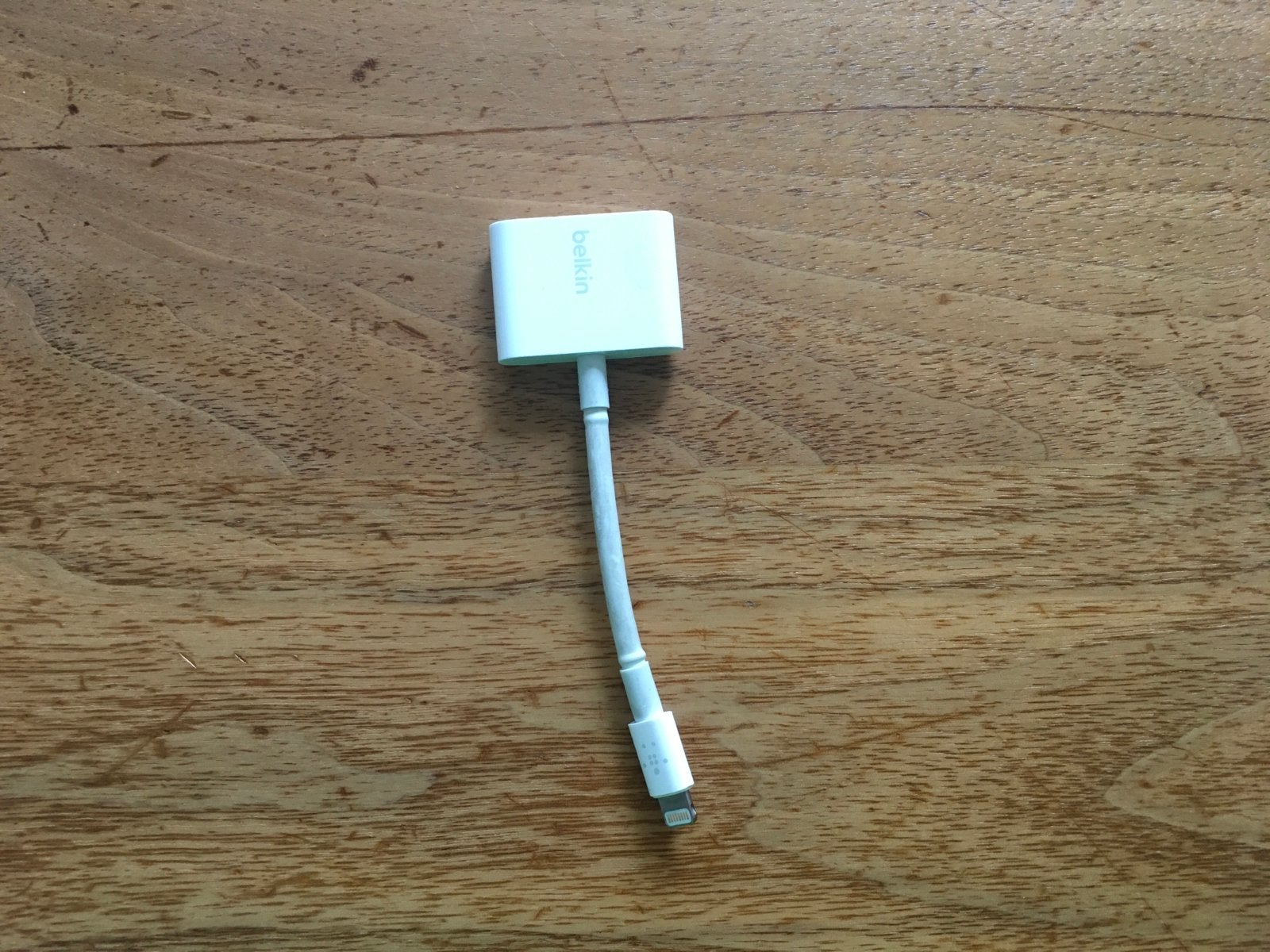Belkin Lightning Rockstar Audio + Charge Adapter, Ophalen of Verzenden, Zo goed als nieuw, Snoer of kabel, Apple