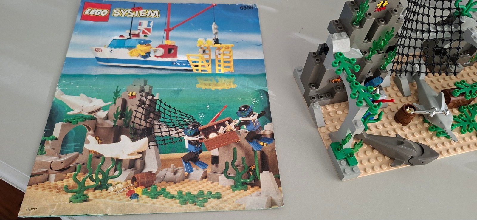 Lego System set 6558 haaien grot, Compleet, Gebruikt, Overige thema's, Lego
