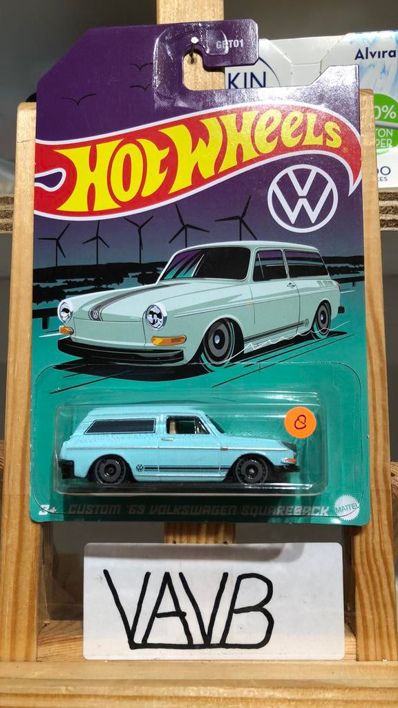 9 vw Volkswagen squareback Hot Wheels Hotwheels VAVB nieuw, Ophalen of Verzenden, Nieuw, Auto