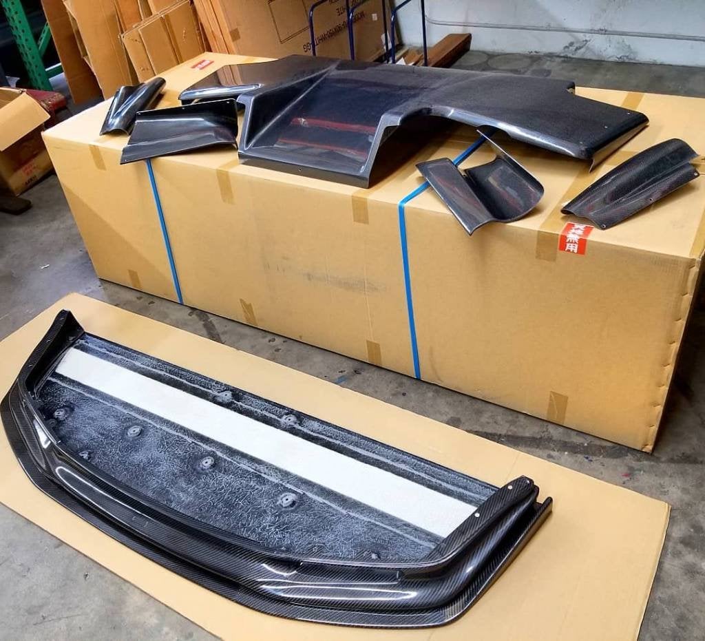 Top Secret Diffuser Frontlip Vortech - Skyline R32 GTR GT-R