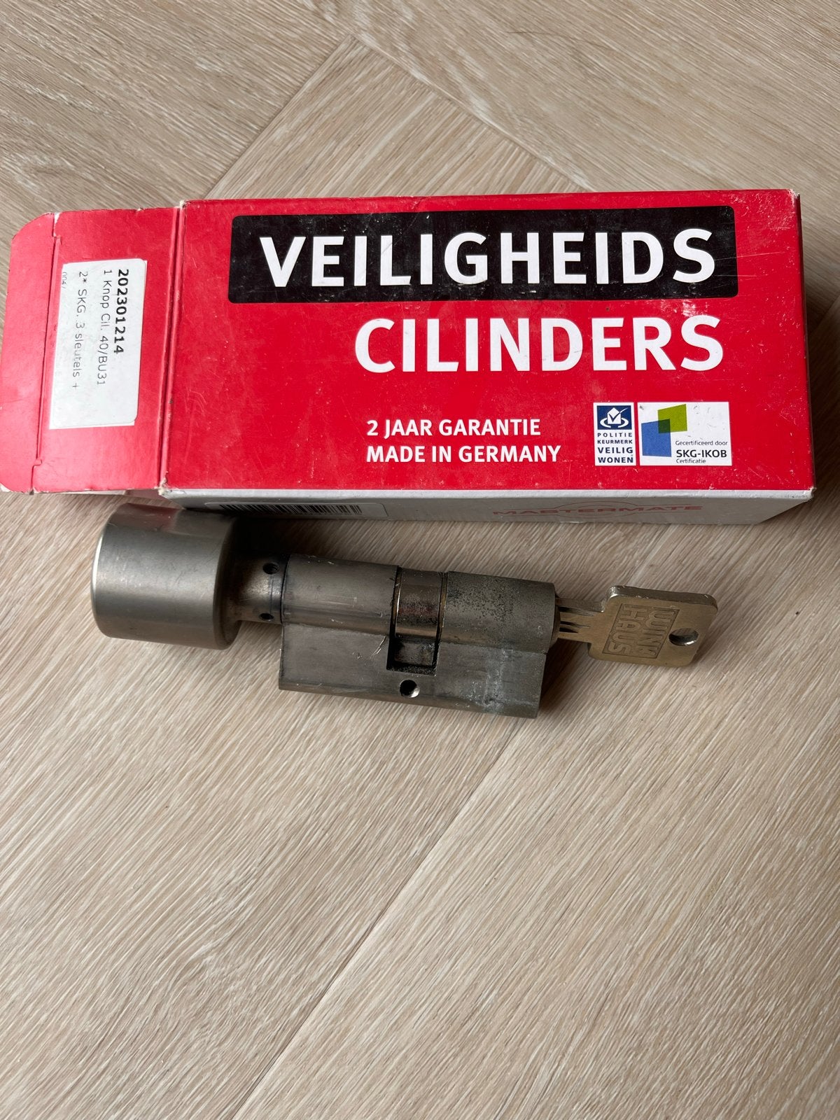 Gebruikte Draaiknop Cilinder - Veiligheidscilinder, Ophalen of Verzenden, Gebruikt, Slot