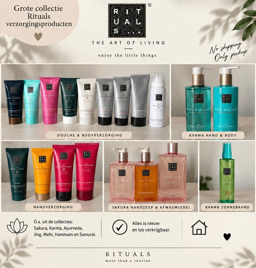 Rituals verzorgingsproducten nieuw – vanaf €5, Ophalen of Verzenden, Nieuw