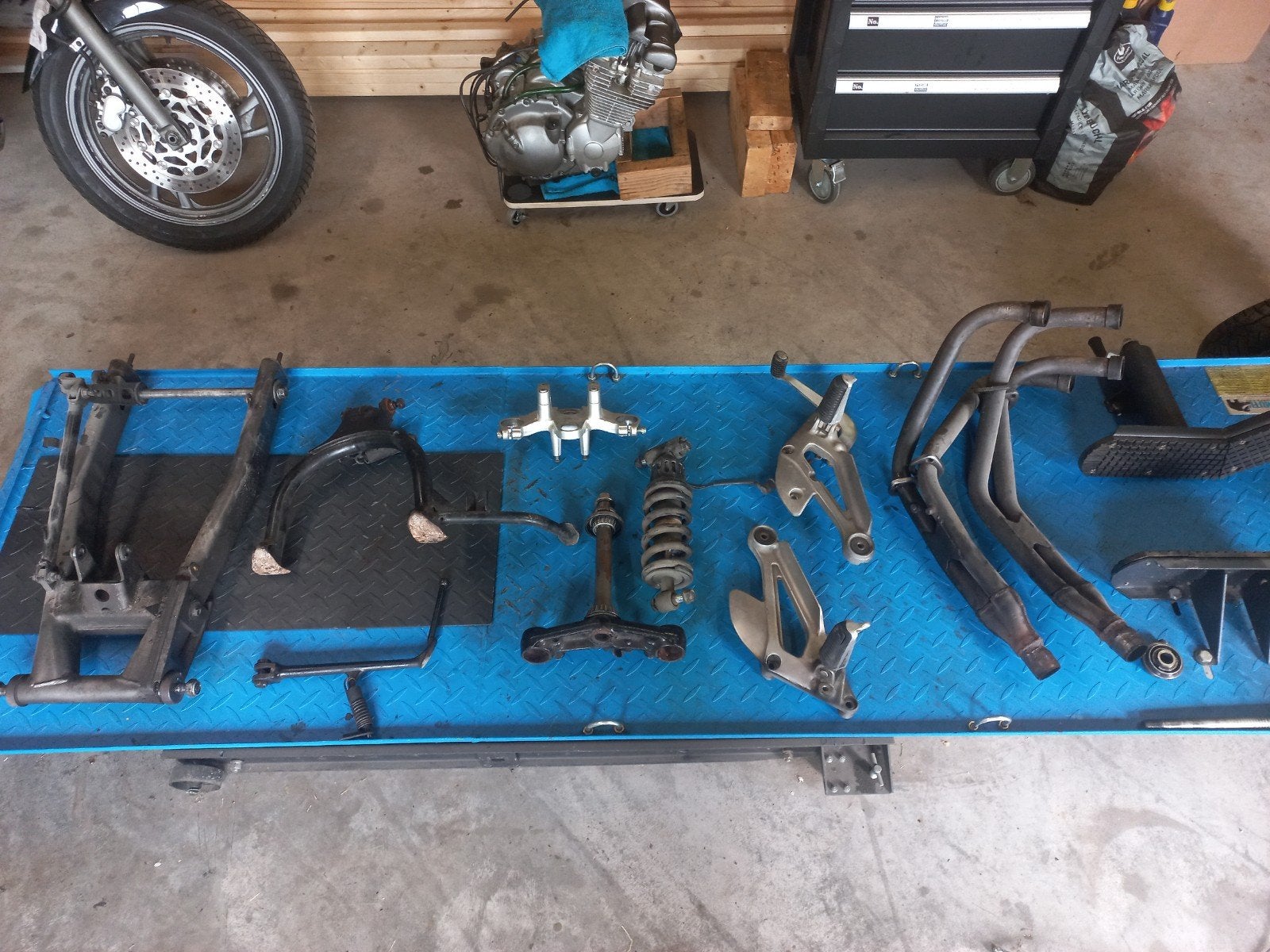 Yamaha XJ 600S Diversion in onderdelen, Motoren, Ophalen of Verzenden, Gebruikt