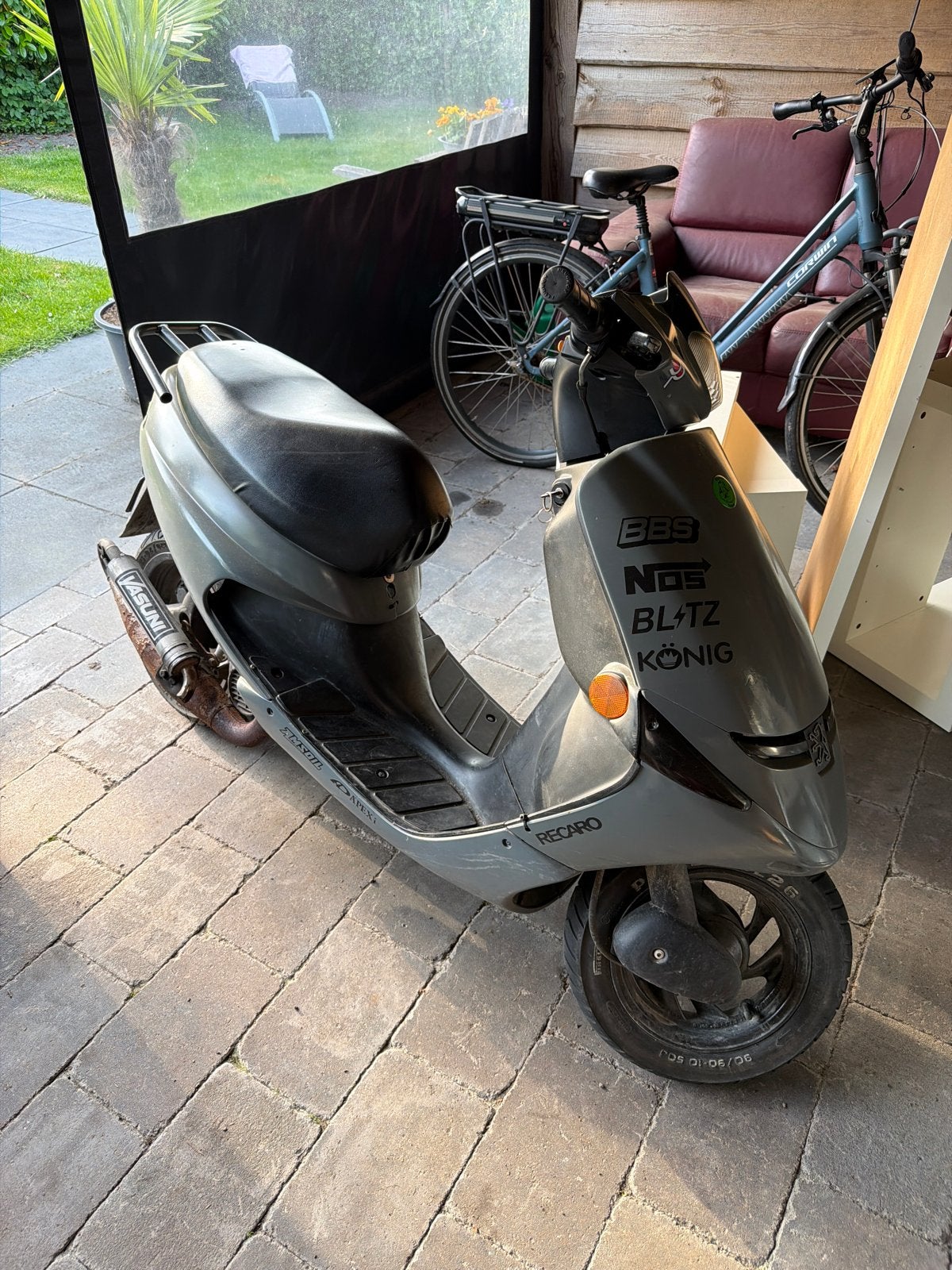 Peugeot zenith Scooter - Grijs, Gebruikt, Fietsen en Brommers, Scooters | Peugeot, Ophalen, Tweetakt, Gebruikt, Overige modellen