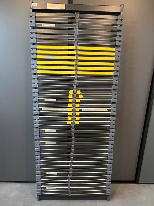 2x Bossflex 400 lattenbodem 90x210 in goede staat, Huis en Inrichting, Slaapkamer | Matrassen en Bedbodems, Ophalen, Gebruikt
