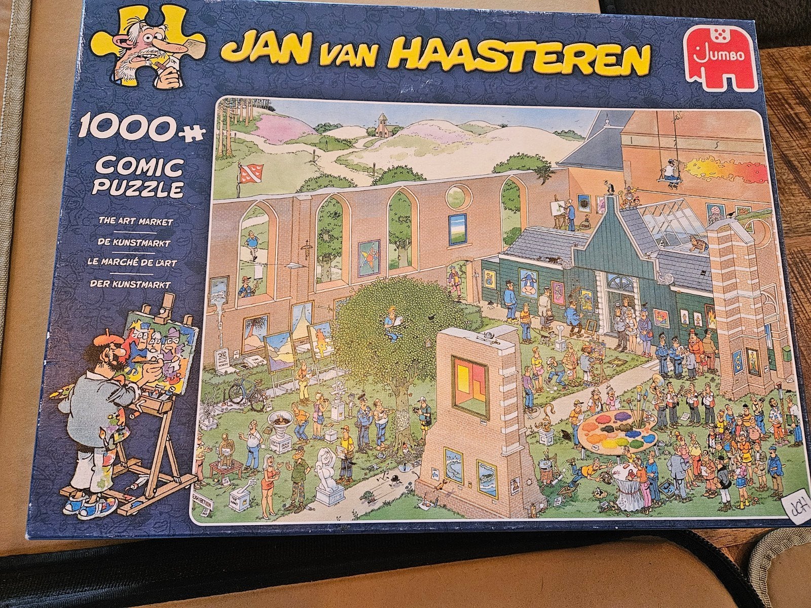 Jan van Haasteren - De Kunstmarkt, Ophalen, 500 t/m 1500 stukjes, Zo goed als nieuw, Legpuzzel