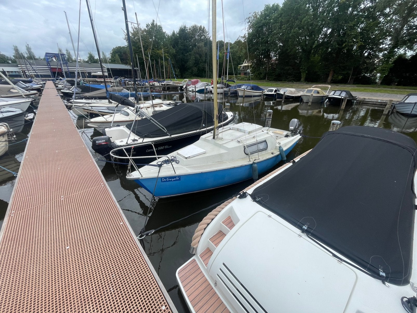 Ligplaats paterswoldse meer met Yrres zeilboot, Ophalen, Gebruikt, Minder dan 15 m²
