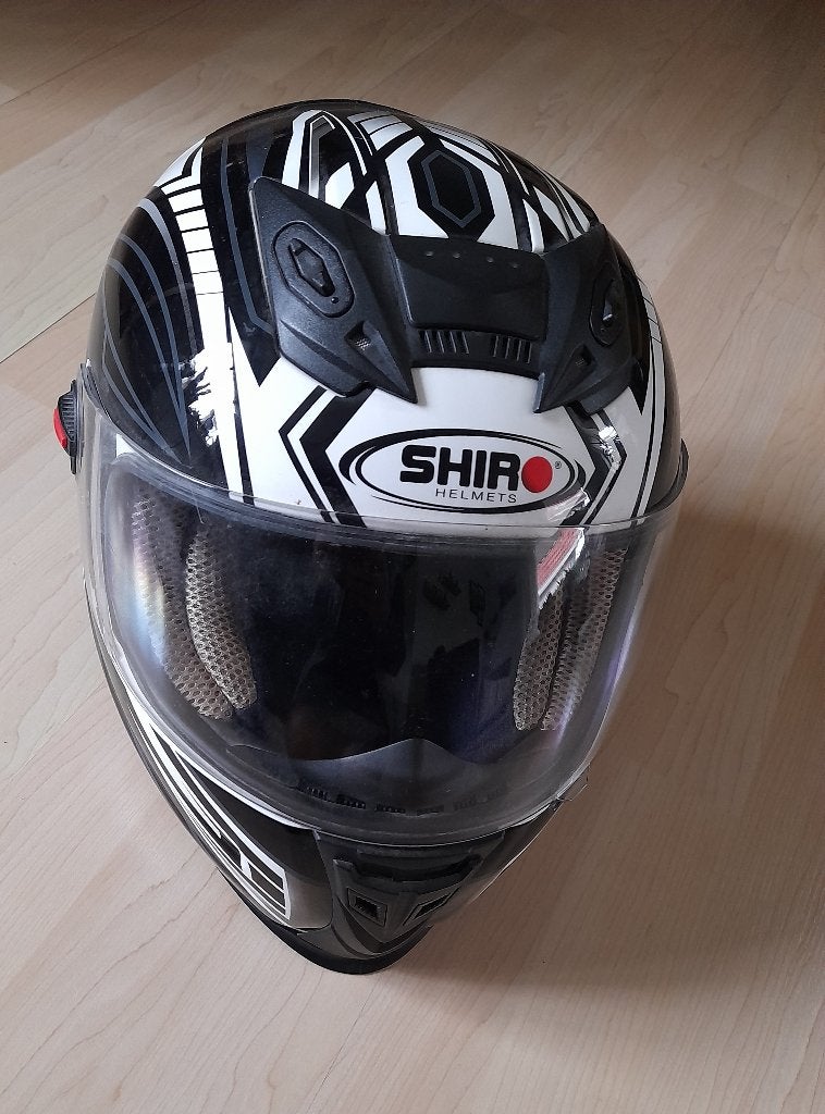 MOTORHELM SHIRO HELMETS MATION II MODEL SH - 821 MAAT M, Ophalen of Verzenden, Zo goed als nieuw