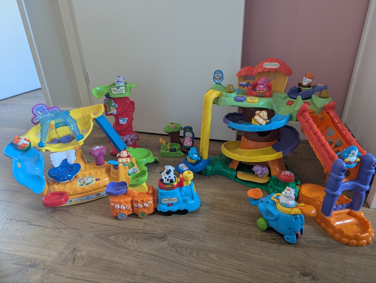 VTech zoomizooz., Kinderen en Baby's, Ophalen, Gebruikt, Overige typen, Met licht
