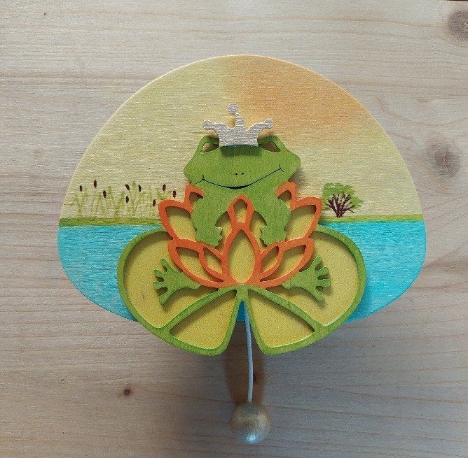 Muziekdoos kikker DE NOEST vintage 2 modellen beschikbaar, Ophalen of Verzenden, Nieuw