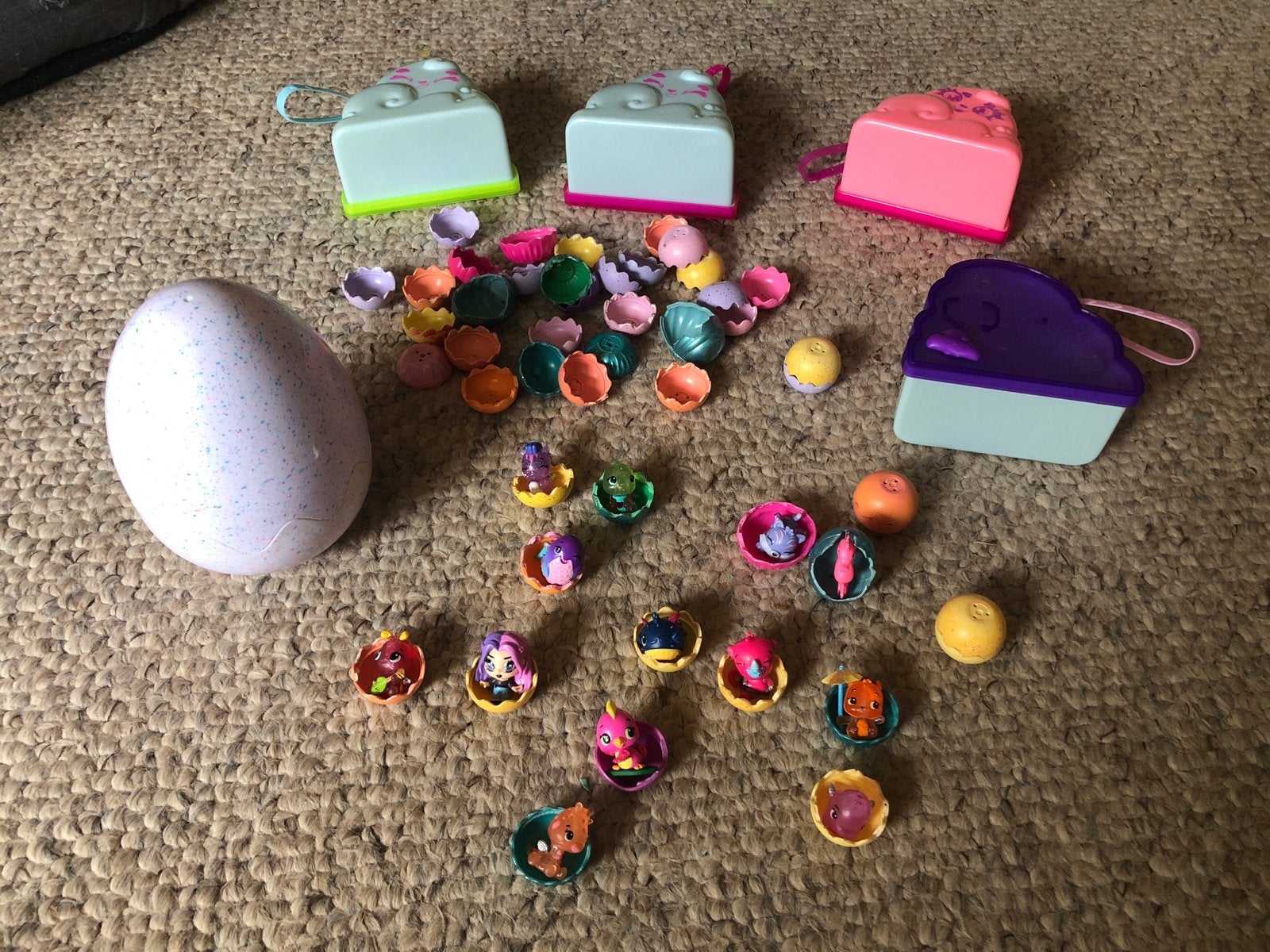 Cloudees speelset met figuren en accessoires, Ophalen of Verzenden, Gebruikt, Jongen of Meisje