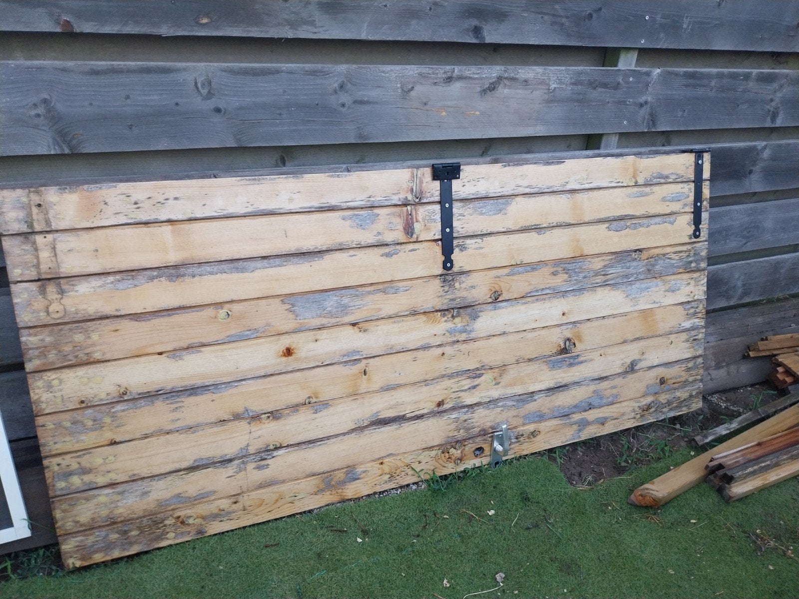 GRATIS Houten tuinpoort, Ophalen, Met poort, Gebruikt, Tuinhek