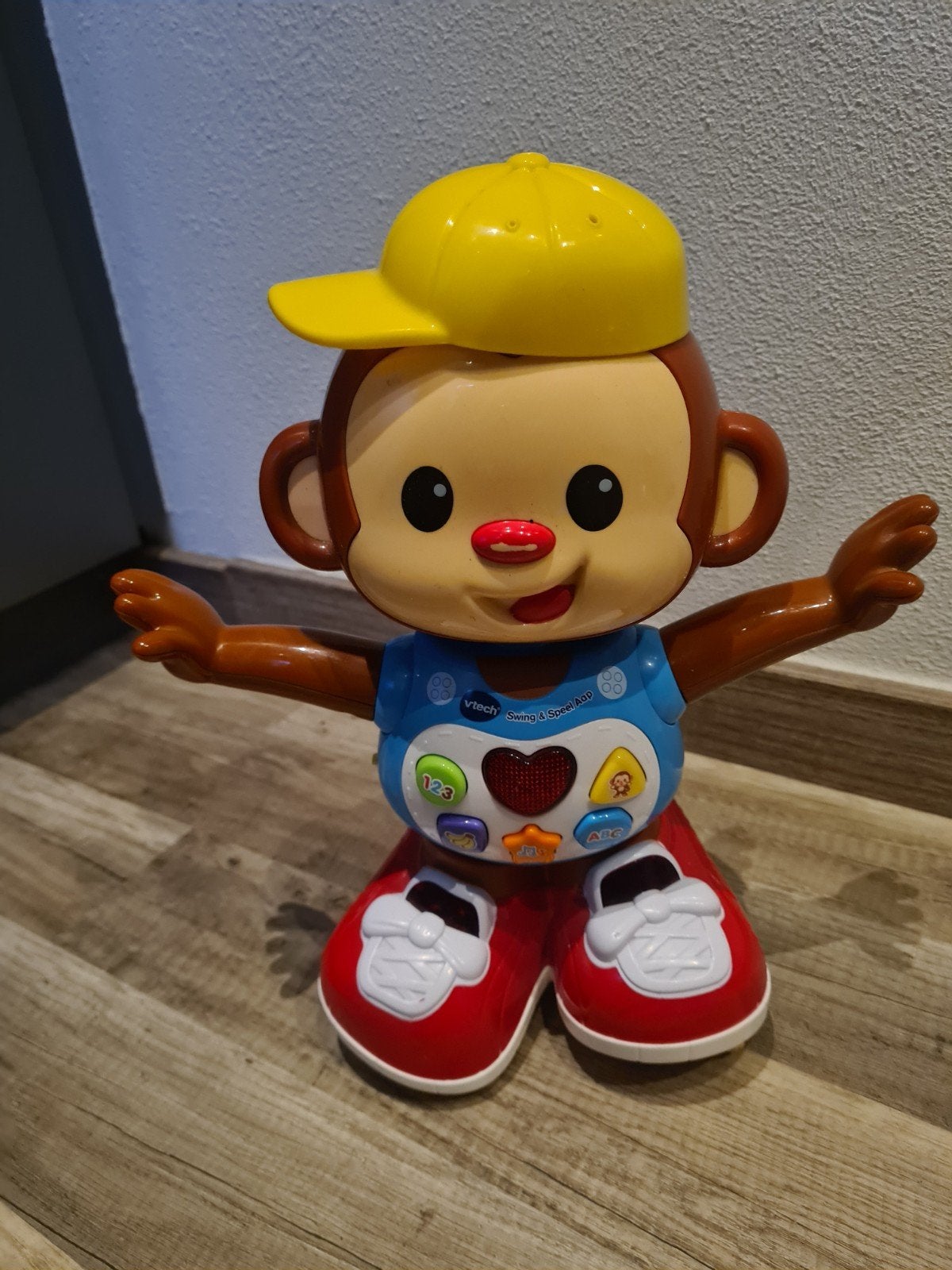 VTech Swing & Speel Aap - Interactief Speelgoed, Kinderen en Baby's, Ophalen of Verzenden, Zo goed als nieuw, 6 maanden tot 2 jaar