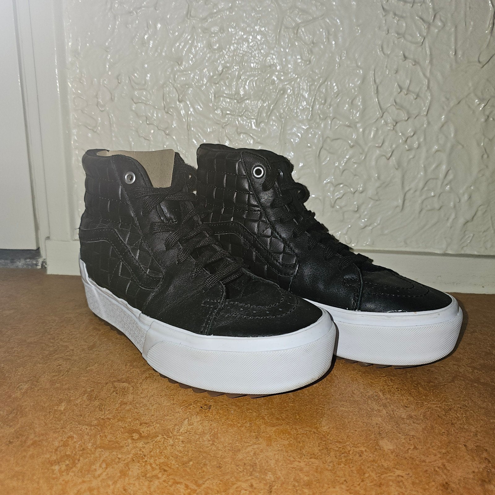 Vans Sk8-Hi Platform Zwart Maat 38.5, Kleding | Dames, Schoenen, Zwart, Ophalen of Verzenden, Vans, Sneakers of Gympen