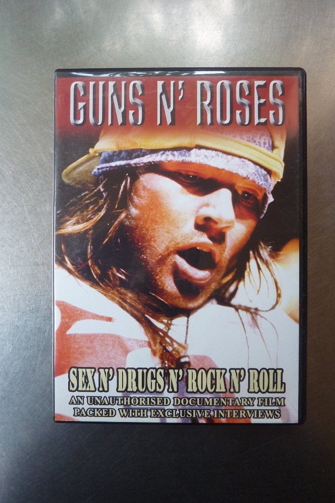Guns N' Roses - Sex N' Drugs N' Rock N' Roll, Alle leeftijden, Ophalen of Verzenden, Zo goed als nieuw, Documentaire