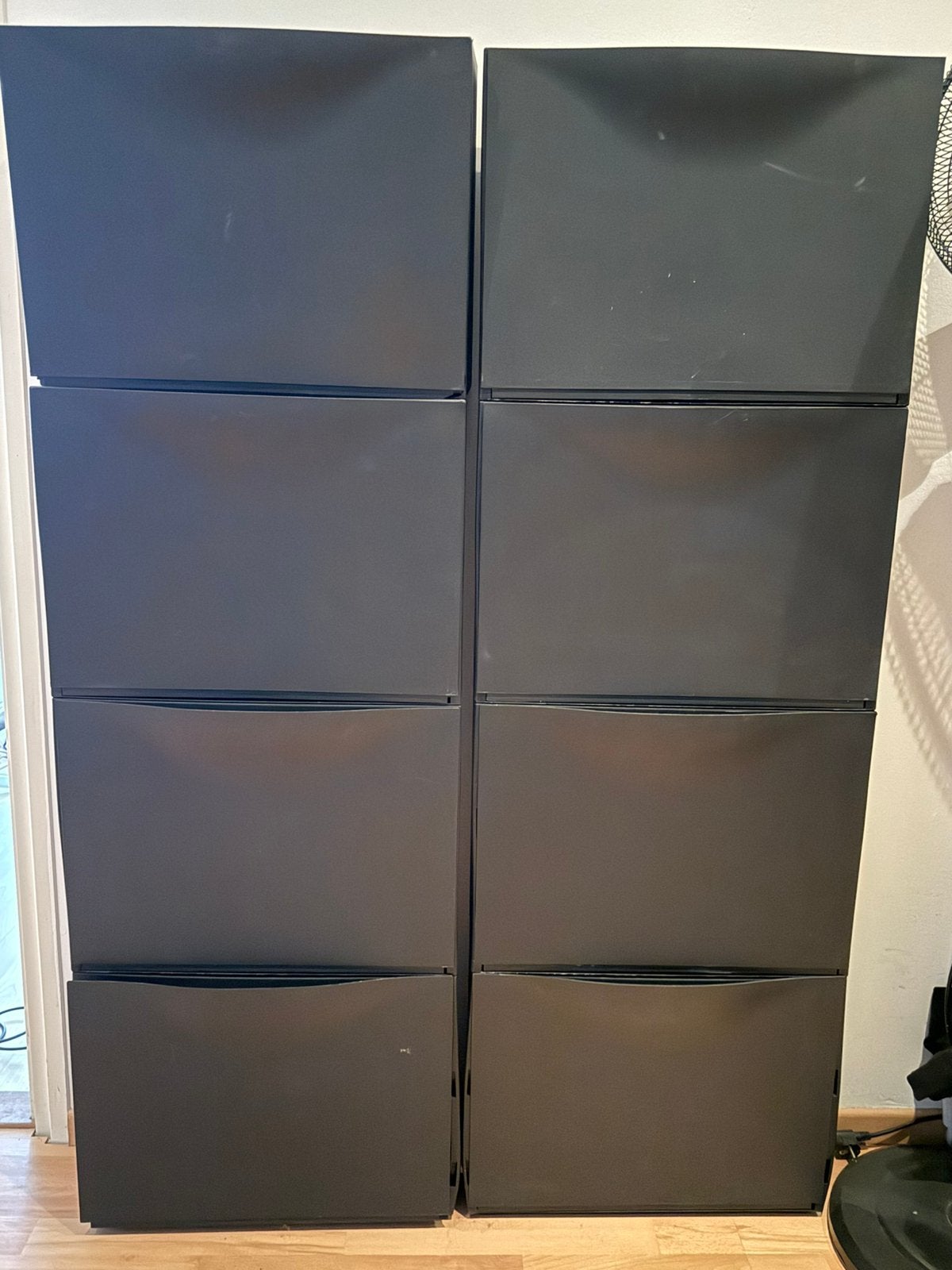 Ikea trones schoenenkast zwart, Huis en Inrichting, Kasten | Schoenenkasten, Ophalen of Verzenden, Gebruikt