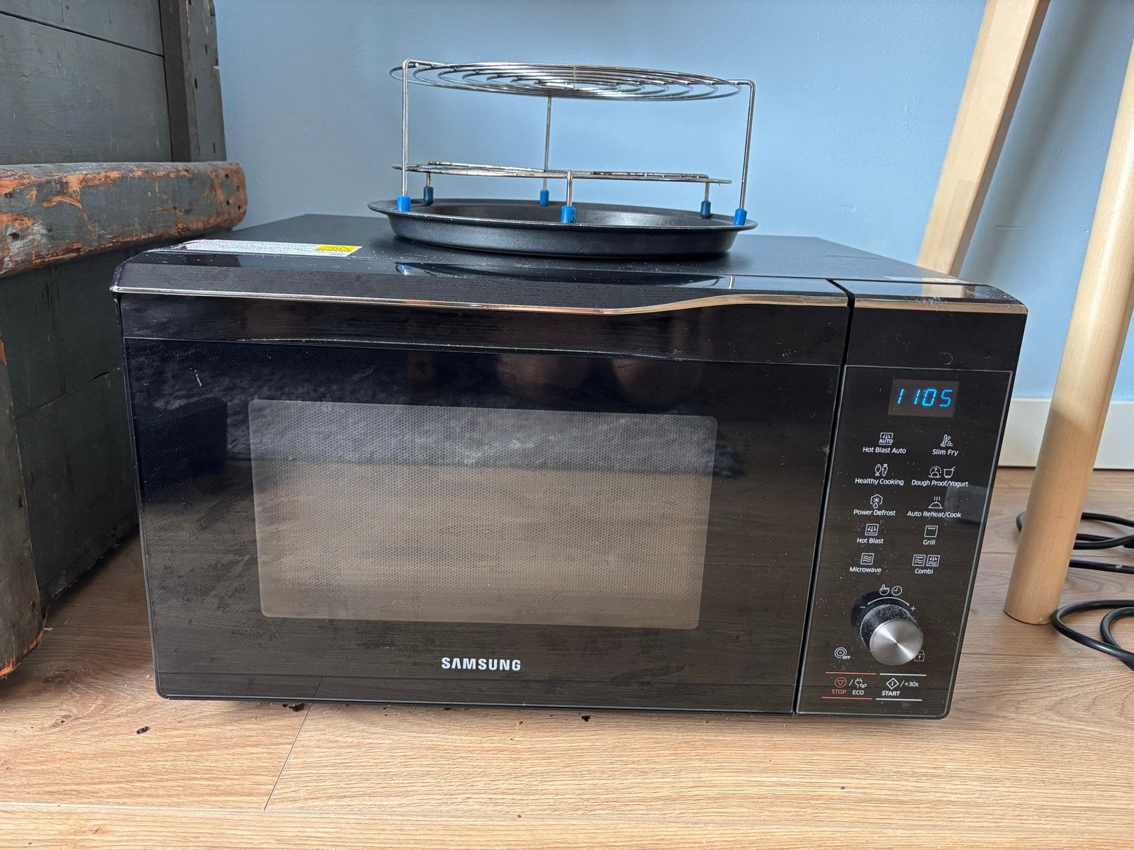 Samsung MC32K7055CK/EN Combimagnetron uit 2023, Witgoed en Apparatuur, Magnetrons, Ophalen, Combimagnetron, Grill, Zo goed als nieuw