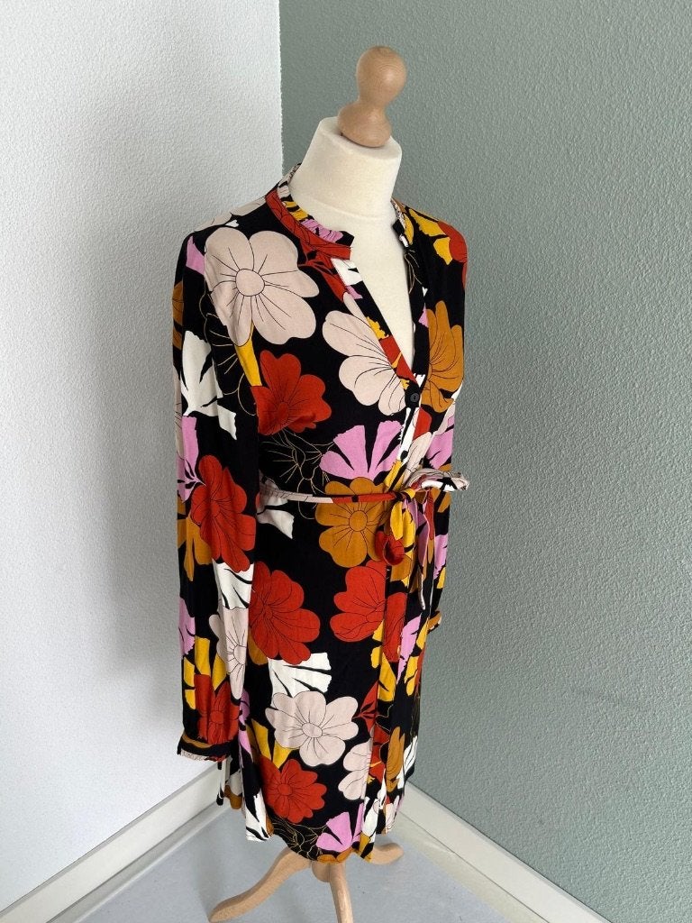 Fabienne Chapot maat 40 Dorien frill dress 252, Maat 38/40 (M), Meerkleurig, Ophalen of Verzenden, Zo goed als nieuw