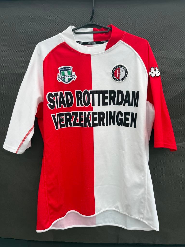 Vintage Kappa Feyenoord thuisshirt 2003/2004 Stad Rotterdam, Overige maten, Ophalen of Verzenden, Voetbal, Gedragen