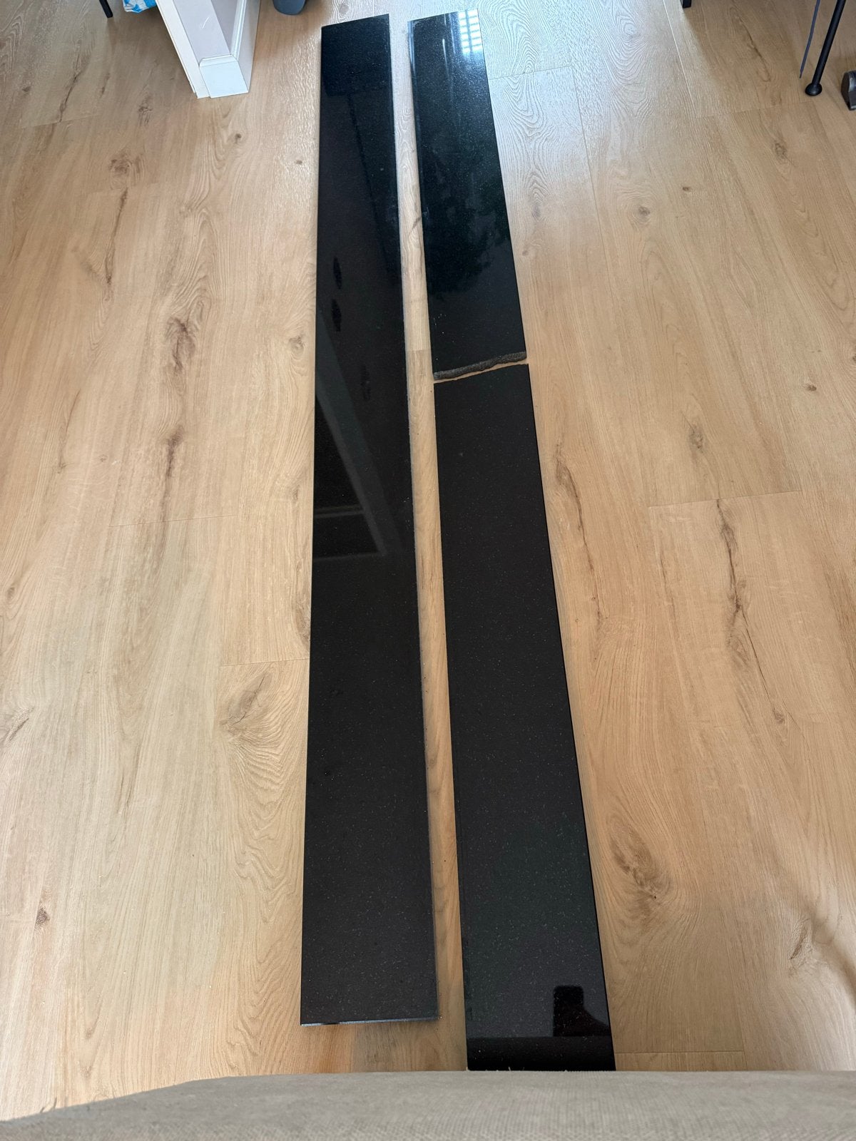 Zwarte granieten vensterbank 228x18cm, 20mm dik, Ophalen, Minder dan 80 cm, Overige typen, Nieuw