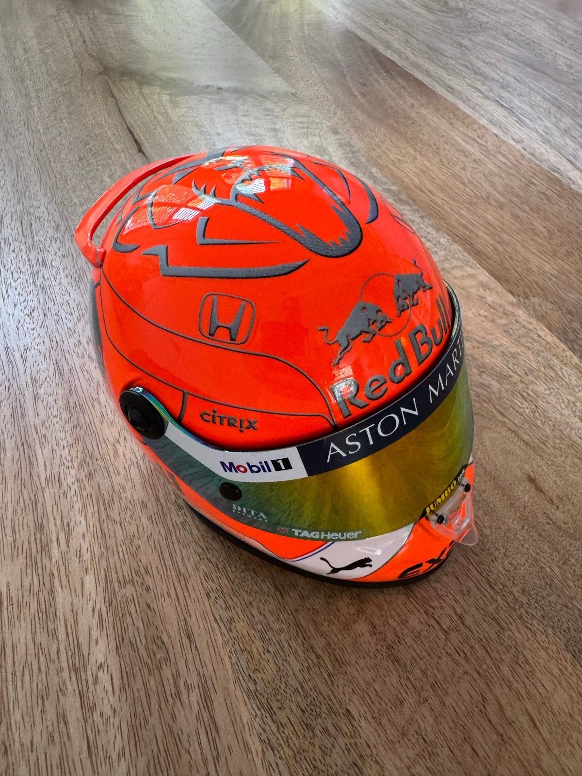 Max Verstappen Red Bull Racing F1 Replica Helm SPA 2019 1:2, Ophalen of Verzenden, Nieuw, Formule 1