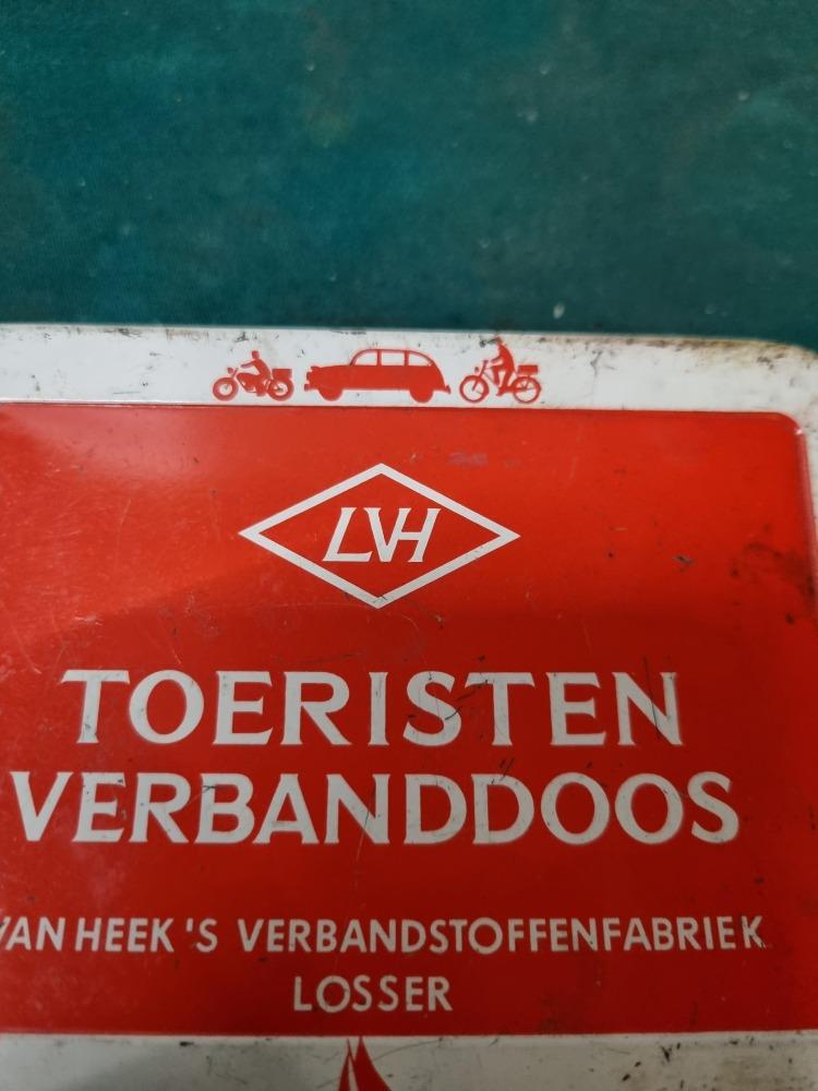 blik toeristen verbanddoos lvh, Verzamelen, Ophalen of Verzenden