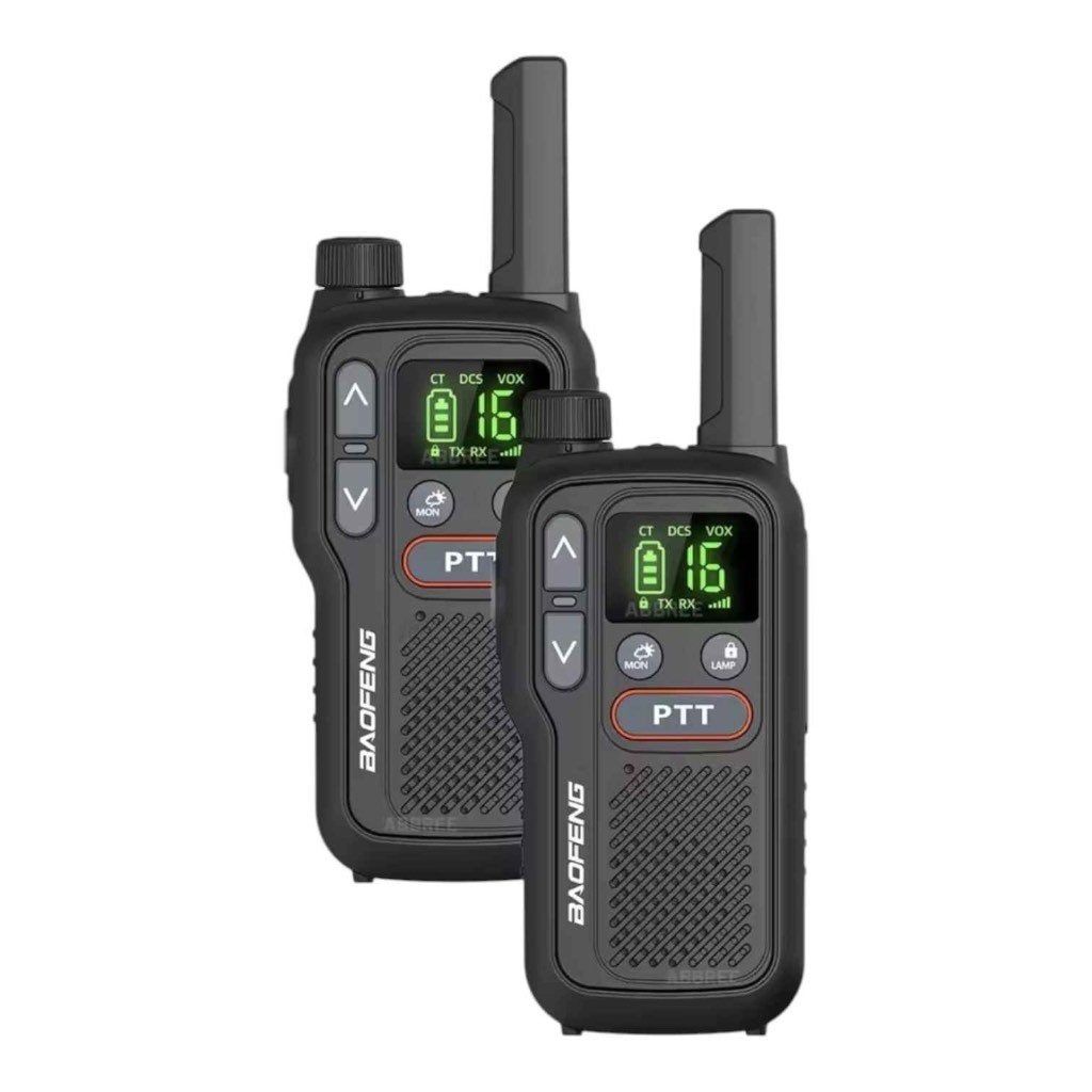 2x Baofeng BL-T18 Walkie Talkies - nieuw met 1800mAh accu's, Nieuw, Ophalen of Verzenden, Portofoon of Walkie-talkie, Met broekklem