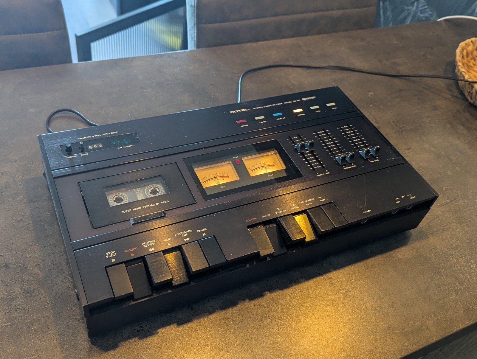 Rotel RD-20 cassettedeck, Ophalen, Enkel, Overige merken, Tape counter