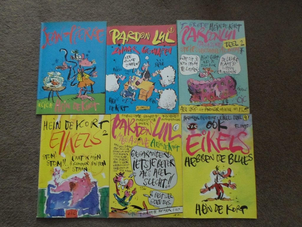 Hein  de  Kort., Meerdere stripboeken, Ophalen of Verzenden, Gelezen, Hein  de  Kort.