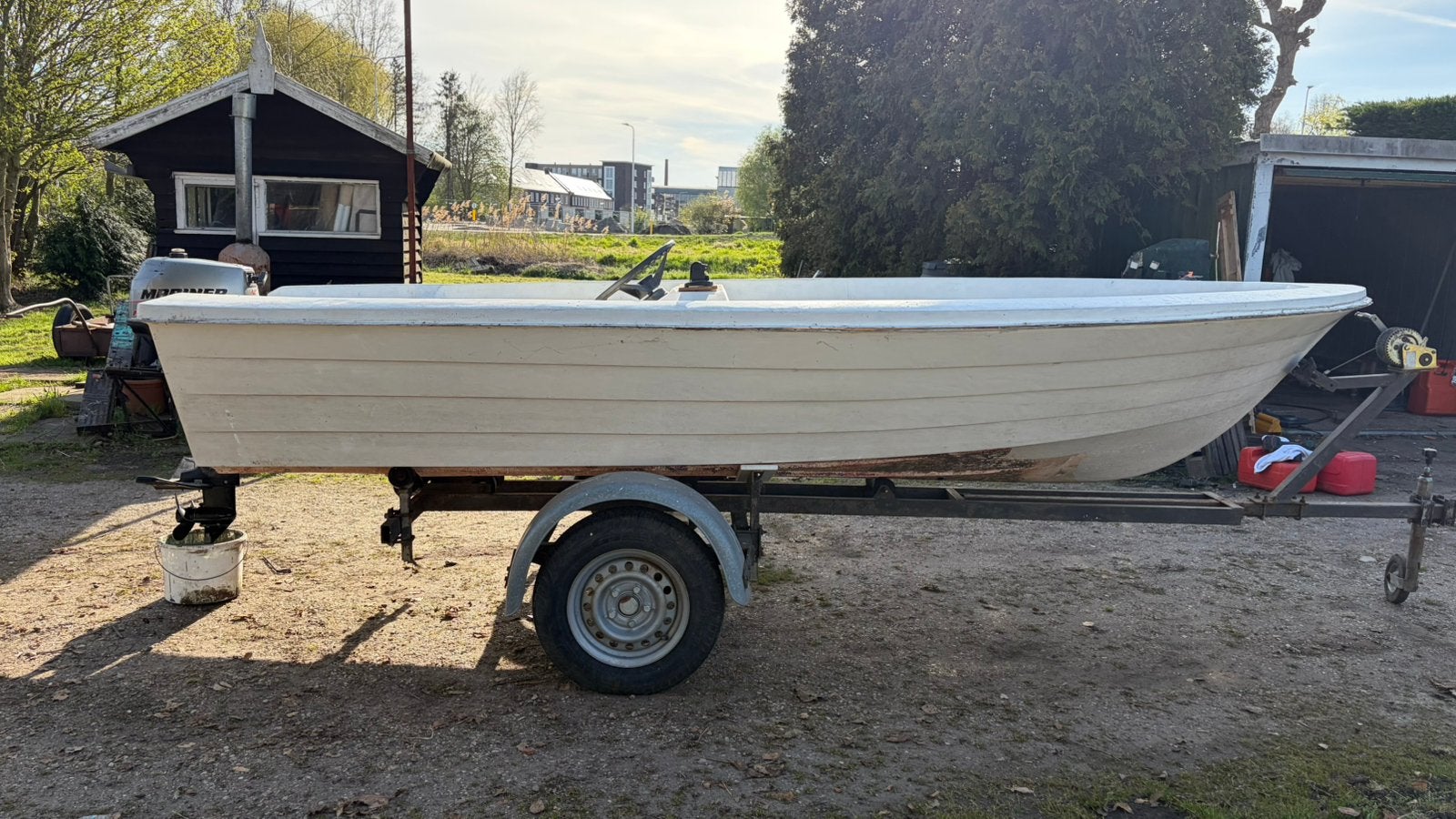 Leuk opknapproject: boot met motor en accessoires, Ophalen, Gebruikt, Overige typen, Motorboot
