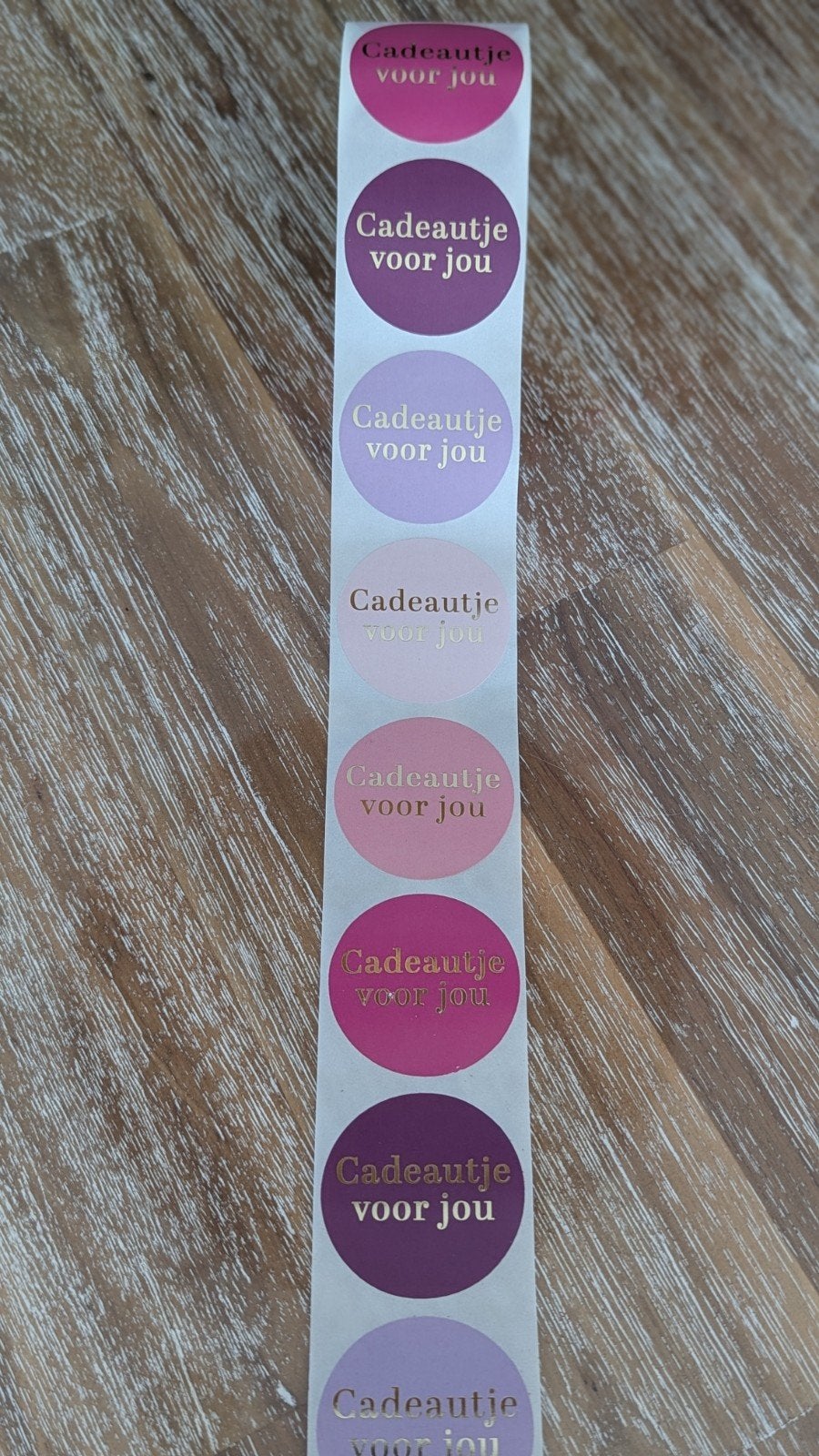 Stickers "cadeautje voor jou", Diversen, Cadeaupapier, Ophalen of Verzenden, Nieuw